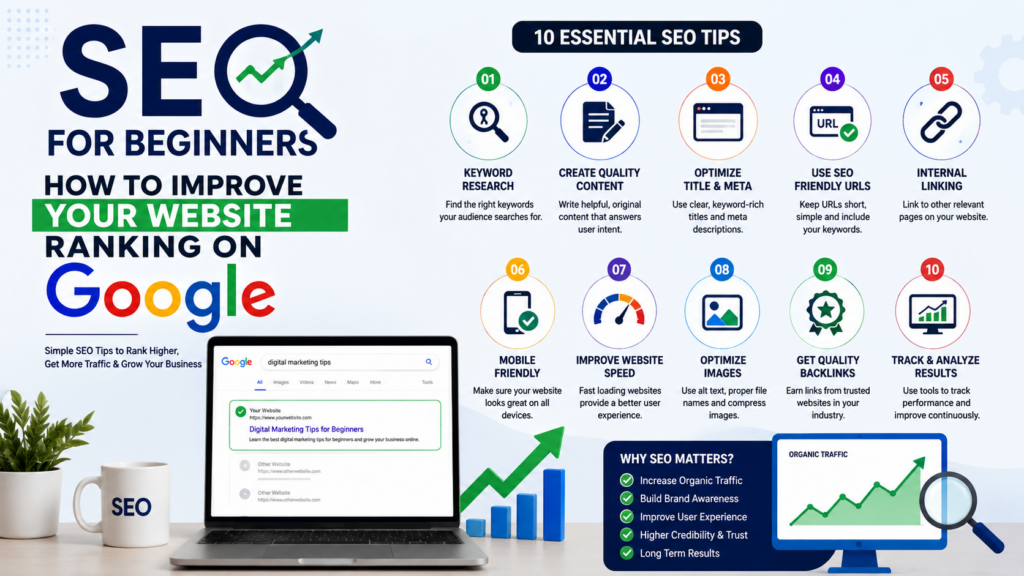 SEO for Beginners: How to Improve Your Website Ranking on Google
