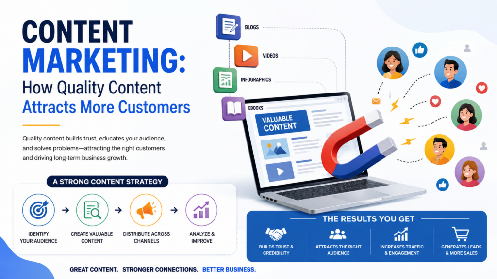 Content Marketing: How Quality Content Attracts More Customers